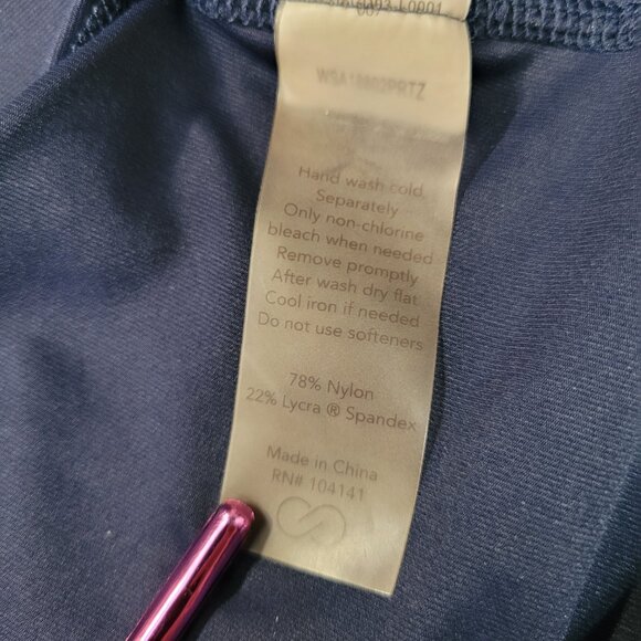 SOLD! Calia by Carrie Underwood Swim Rash Guard Long Sleeve Colorful Rouche - Picture 5 of 11